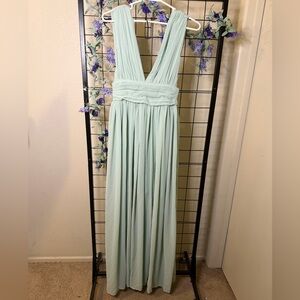 Impressions Mint Green Maxi Dress